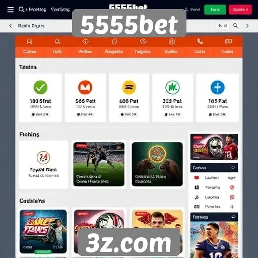 Análise das funcionalidades do site 5555bet